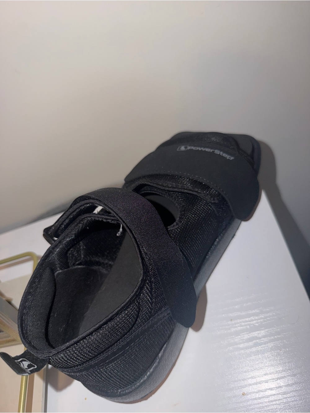 Black Orthopedic Shoe
